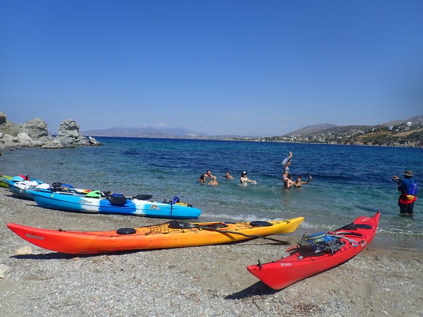 Athens: Sea Kayaking Adventure on the South/East Coast - The paddle route along eastern Attica, views from crystalline water