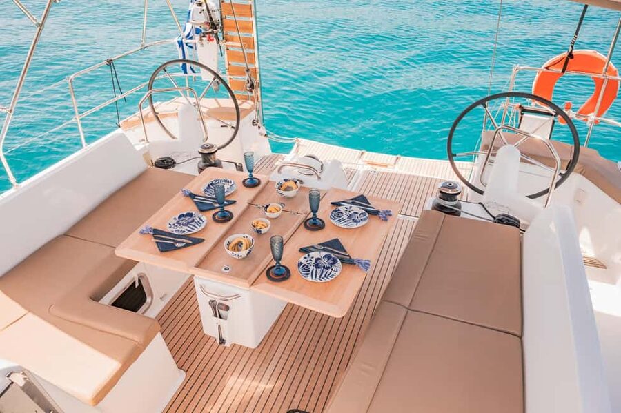 Athens: Semi Private Sunset Sailing and Gastronomy Cruise - From Alimos Marina at 3:30 PM: how the 5-hour flow works