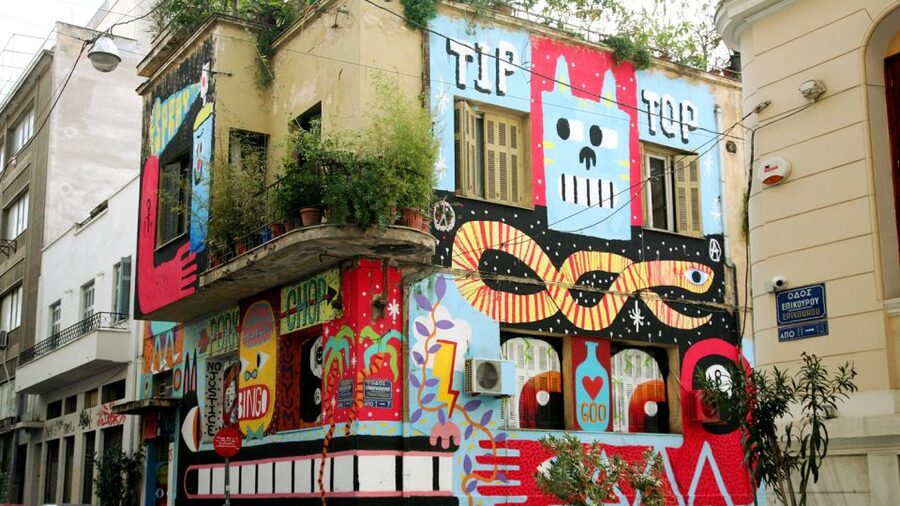Athens: Street Art Treasure Hunt with Food Stop - Ino mural and the Metaxourgeio guided segment