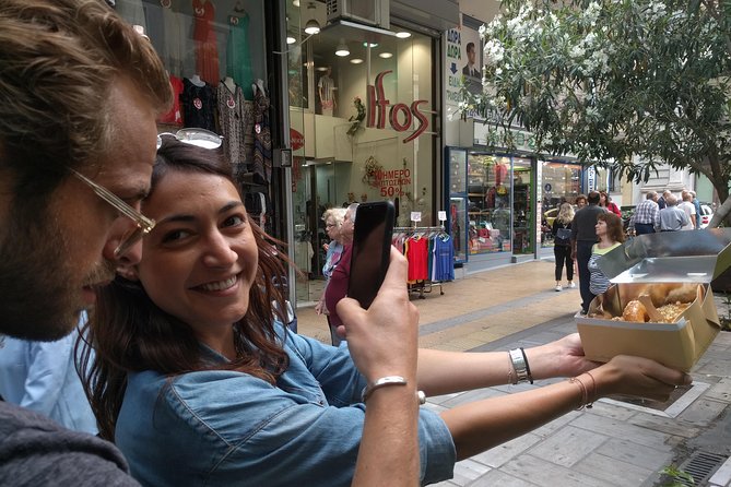 Athens Street Food Tour: Explore City's Iconic Eateries - Stop 1, Monastiraki: ancient surroundings and your first big taste