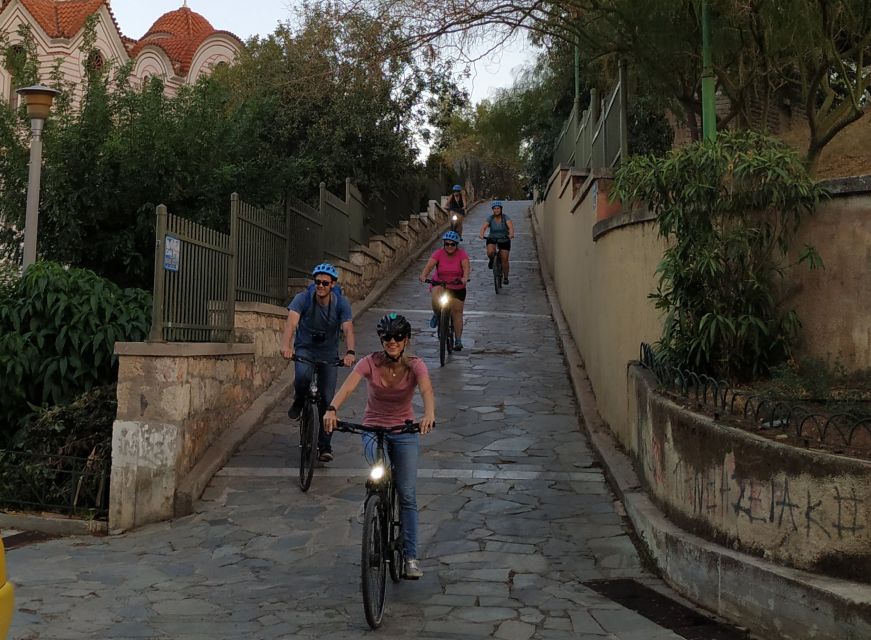 Athens: Sunset Bike Tour - Panathenaic Stadium views, plus a quick pass by the Acropolis