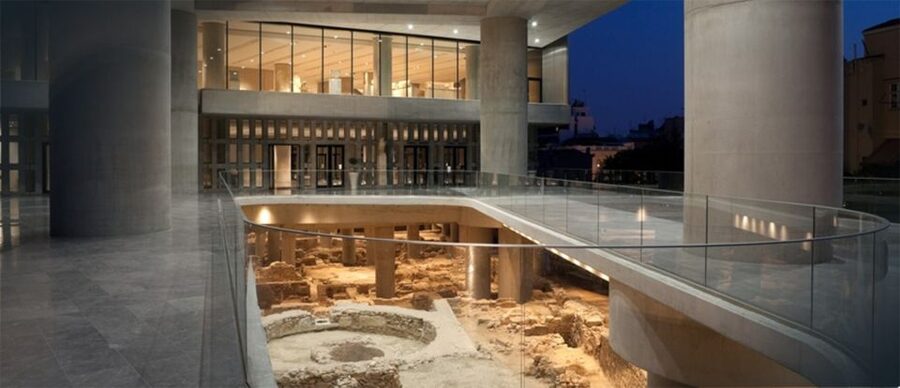 Athens: The Acropolis Museum Guided Tour - Panoramic ruins views, and how to use them before you walk outside