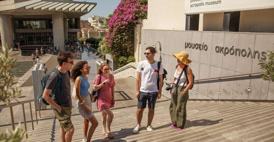 Athens: The Acropolis Museum Guided Tour - Meeting at Dionysiou Areopagitou, and how not to lose time