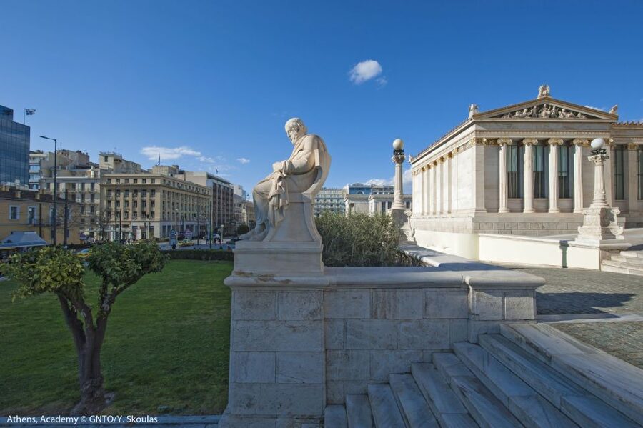 Athens The oldest city in Europe Private Walking Tour - The National Academy Steps: Socrates and Plato Statues to Close
