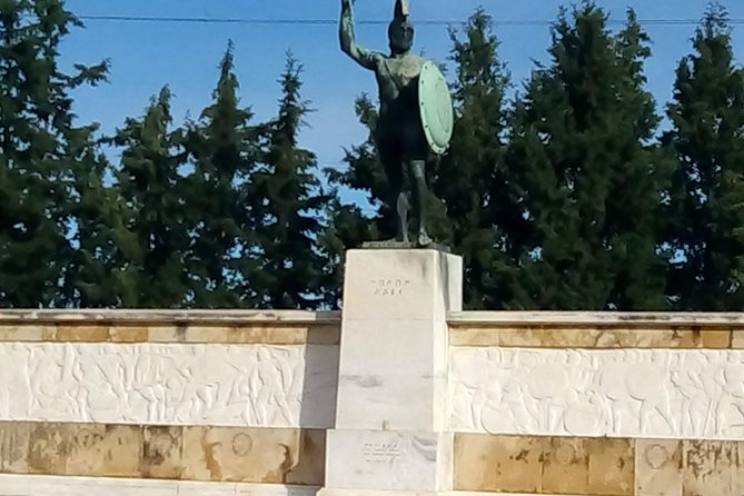 Delphi and Meteora Private Day Trip from Athens including Dinner - Thermopylae early stop: Leonidas and the memorial focus