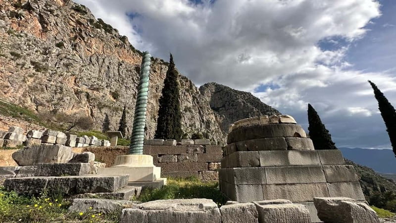 Delphi Navel Of Earth Hosios Loukas Full Day Private Tour - The Temple Area, Treasury of the Athenians, Theater, and Stadium Walks