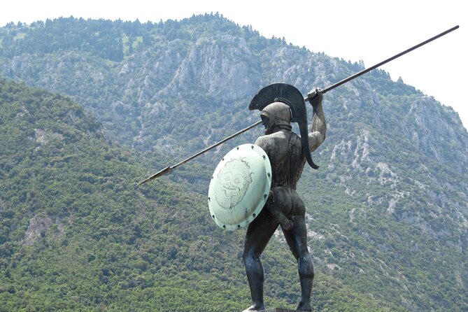Delphi, Thermopylae, Corycian Cave 300 Spartans Tour - Small-group van, pickup in Athens, and the comfort reality check