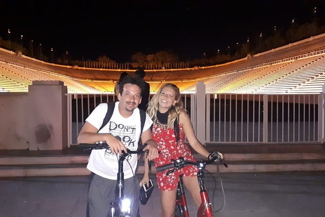 Electric Bike Tour of Athens by Night - The First Stops: Place of Democracy, Acropolis Views, and a Quick Reset