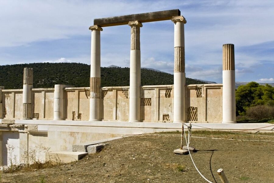 Epidaurus: Temple of Asclepius E-ticket & Audio Tour - Museum stop: Asclepius figurine, Katagogion, and Odeum stories