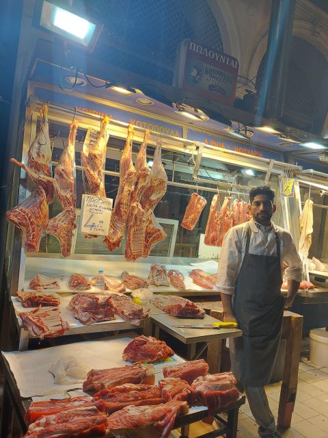 Food Experience in Athens including Unlimited Lunch - Shopping along Evripidou: where everyday Greek products shine