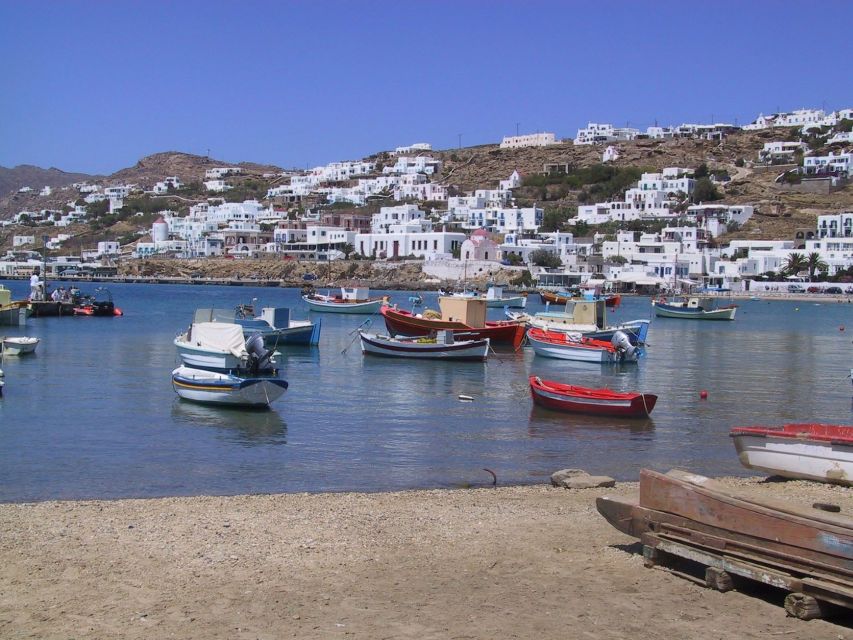 From Athens: 2-Day Santorini and Mykonos Trip - Santorini hotel reality: sunset time, then a guided day