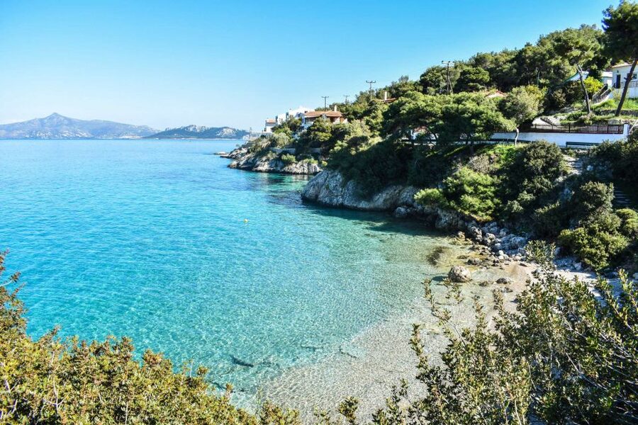 From Athens: Agistri, Moni & Aegina Day Cruise with Swimming - Moni or Metopi swim stop: snorkeling gear and the slide factor