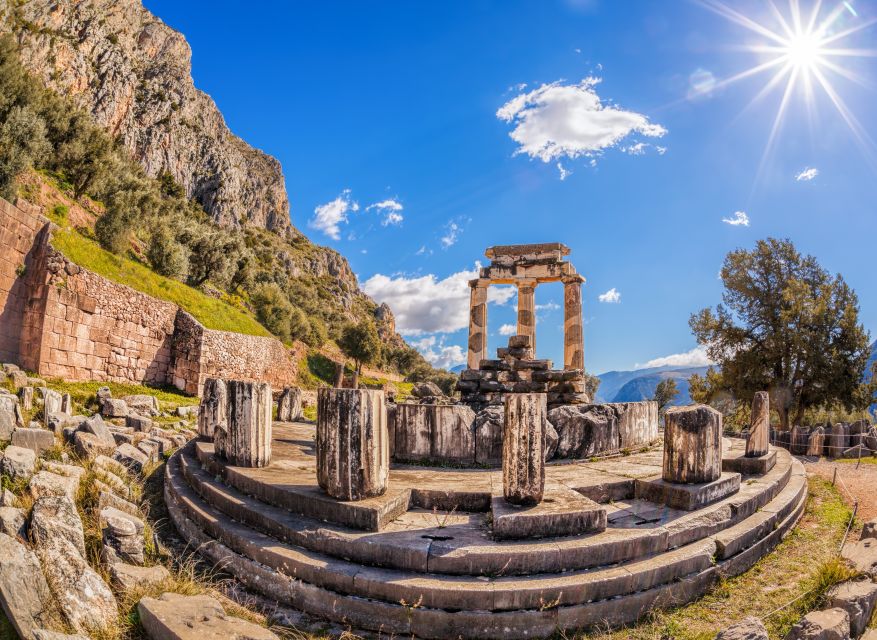 From Athens: Delphi Full Day V.R. Audio Guided Tour - Delphi Archaeological Site: The Sanctuary of Apollo in VR-Enhanced Order