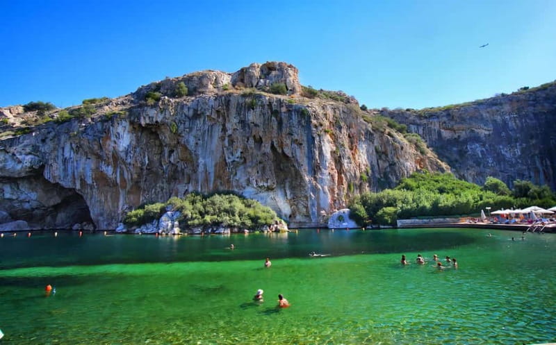 From Athens: Lake Vouliagmeni Spa & Temple of Poseidon Tour - Lake Vouliagmeni Spa: thermal calm, fish feet, and what to bring
