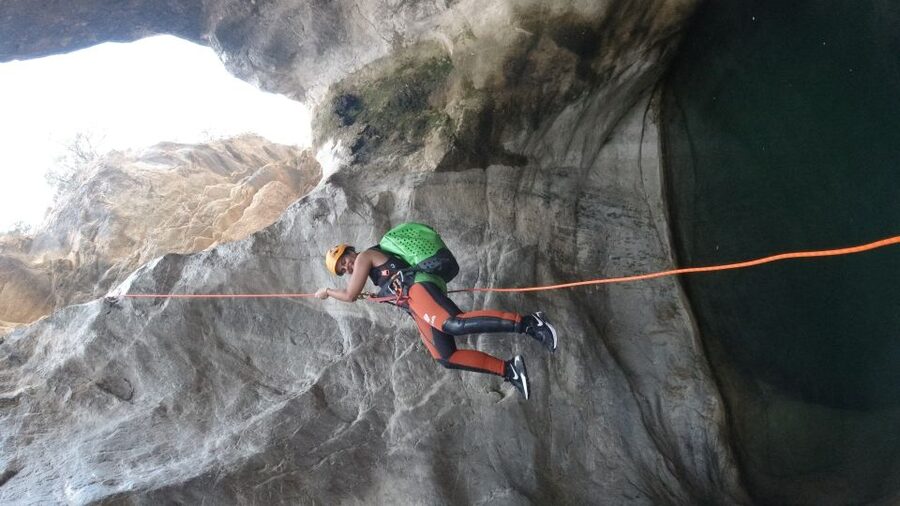 From Athens: Manikia Gorge Canyoning - The 25-metre Waterfall Abseil: Your Adrenaline Moment