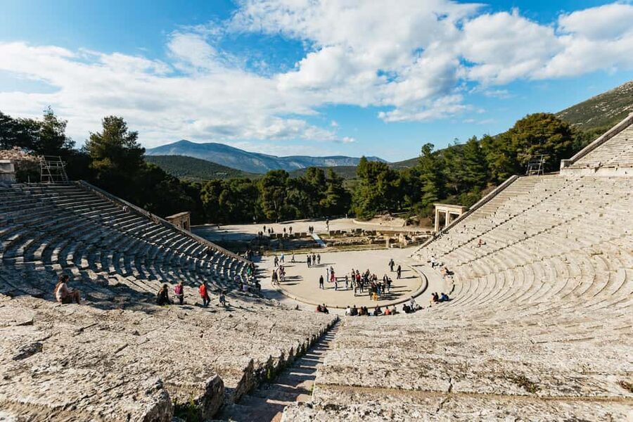 From Athens: Mycenae, Nafplio and Epidaurus Guided Tour - Getting out of Athens: Corinth Canal and Argolis views