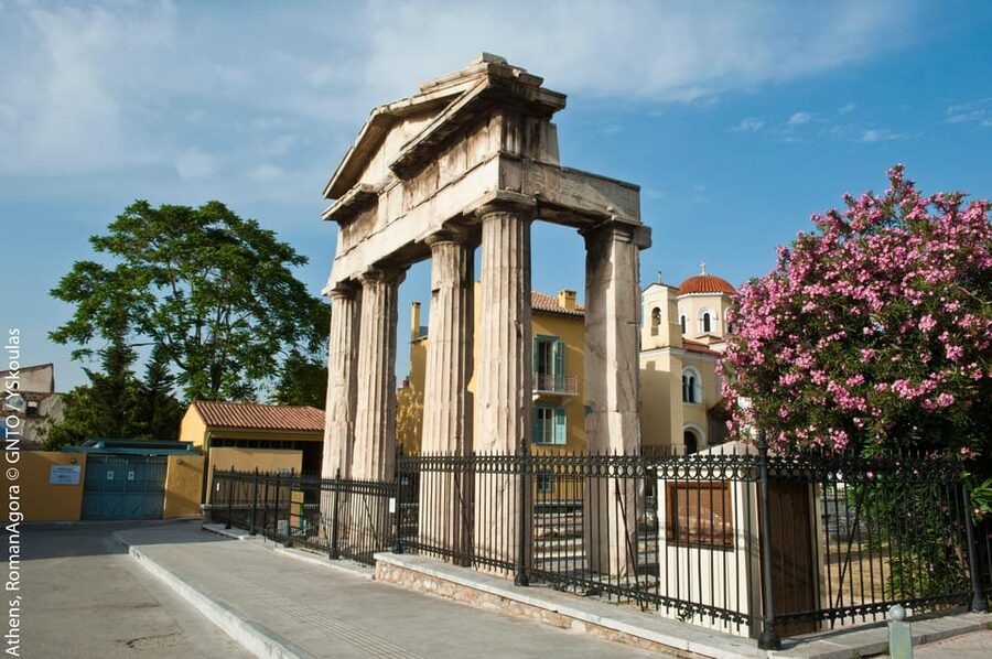 Highlights and Hidden Gems of Athens Walking Tour - Walking the Monument Corridor on Dionyssiou Areopagitou