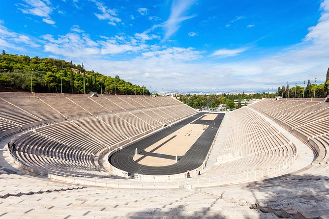 Hop on Hop Off Classic tour of Athens, Piraeus & Beaches - Blue Line From Piraeus Cruise Terminals: Planetarium, Lion of Piraeus, Pasalimani