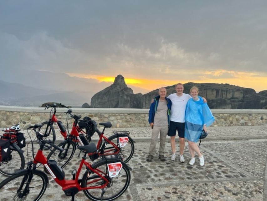 Meteora: E-Bike Epic Sunset Tour With Local Guide & Drink - Bikes, Safety, and Comfort on Winding Roads