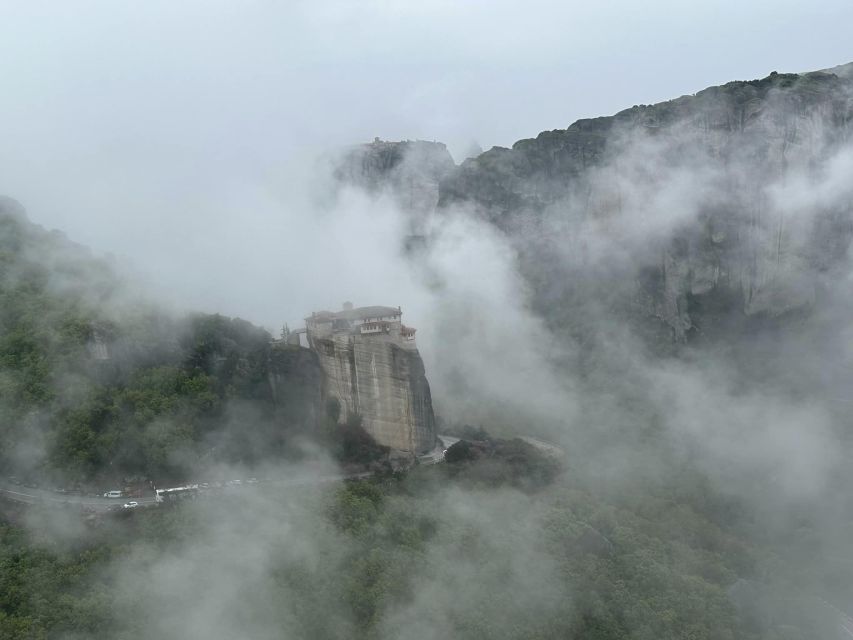 Meteora Private Full Day Tour from Athens & Free Audio Tour - The Meteora approach: pass-by driving, then viewpoint time