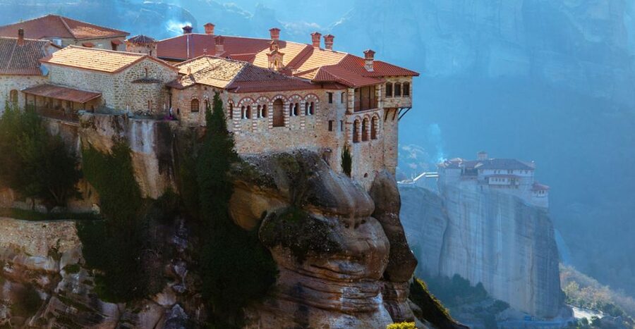 Meteora Private Full Day Tour from Athens & Free Audio Tour - Visiting an active Byzantine monastery, with dress rules you must plan for