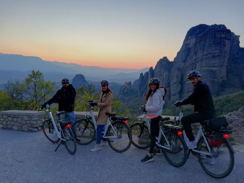 Meteora Sunset Tour on E-bikes - Stop by stop: from monastery views to the sunset cliff spot