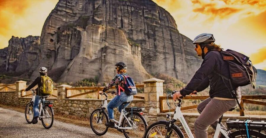 Meteora Sunset Tour on E-bikes - Starting in Kalambaka, right under the rocks