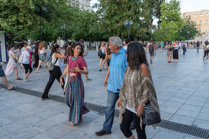 Private Athens By Night Food Tour & Wine Tasting of 5 Varieties - Meeting at Syntagma Square, then using the city lights as your guide
