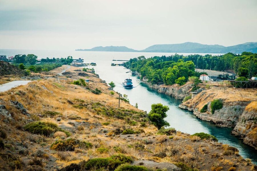 Private Tour Corinth Following the Footsteps of Apostle Paul - Ancient Corinth: walking from the market to the Bema of Saint Paul