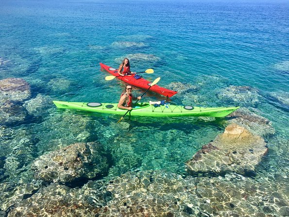Sea Kayak Epidavros - Ancient Sunken City Tour - The Extended Version at Kalamaki Beach, Sea Turtles, and Pine-Forest Calm