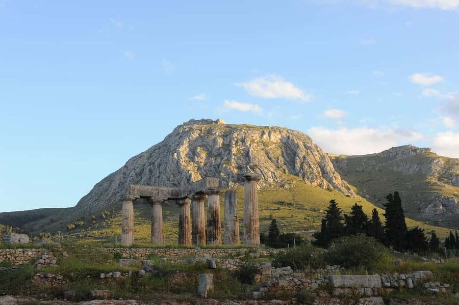 "Tour in Athens & Corinth:Highlights & Path of Apostle Paul" - Ancient Corinth: museum, courtyard, and the feeling of walking inside the past