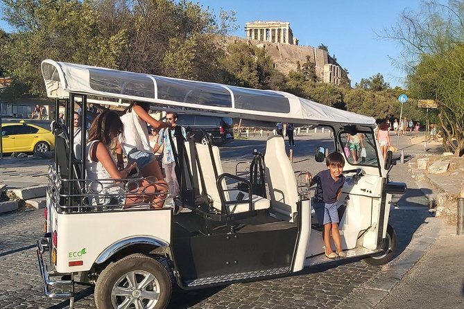 Tuk Tuk Athens Complete City Center Tour - 100% Electric (3 hour) - Mount Lycabettus for 360 views, with only about 5 minutes of walking