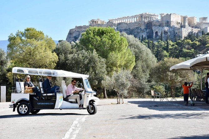 TukTuk Athens Private Evening / Afternoon Complete Tour - City Center & Old Town - Pickup radius, private group feel, and the two-hour rhythm
