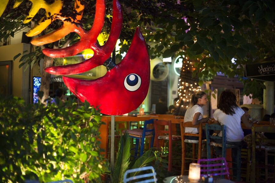 Twilight Athens Tour inc. rooftops, tastings & 3 drinks - Psyri at cocktail time, and how the guide makes the streets click
